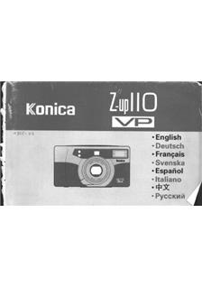 Konica Z-up 110 VP manual. Camera Instructions.